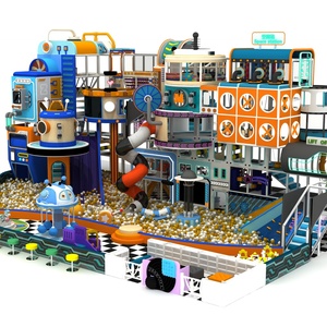 <span class=keywords><strong>Parc</strong></span> d'attractions intérieur Lanroll 2026 pour enfants, toboggans à balles souples, structure d'escalade, thème marin, certifié CE, capacité 100-500 kg - Product Image 2