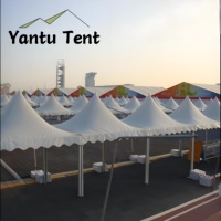 Carpa de pagoda impermeable con marco de aluminio de tamaño personalizado para jardín, boda, exposición, comedor al aire libre, catering o espacio para eventos especiales