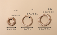 Accessoires de cheveux pour femmes, élastiques à cheveux en spirale, anneaux de cheveux en spirale, mode concise