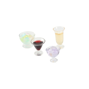 Miniatura de Vaso de Jugo Simulado, Modelo de Vaso de Bebida, Accesorios y Adornos para Casa de Muñecas en Miniatura: Copas de Vino - Product Image 5