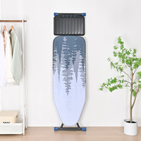 Planche à repasser de qualité supérieure pour la maison, avec dessus en maille métallique et trous en silicone pour accrocher les vêtements