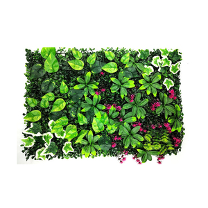 高品質プラスチック製人工多肉植物、花と草付き、100x100x6CM、屋内外兼用 - Product Image 6