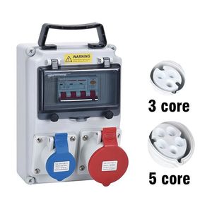 Boîte de prise étanche industrielle IP67 Boîte d'alimentation de maintenance portable pour l'extérieur Boîte de commutation électrique pour chantier de construction ZHENXING - Product Image 4