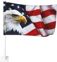 Drapeau de voiture double face d'ukraine, drapeau de fenêtre de voiture avec poteau de 52cm, drapeau National à impression numérique, Promotion 12x18 pouces
