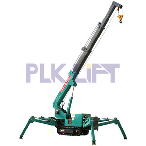 Mini grues d'araignée de grue de chenille hydraulique de puissance électrique à C.A. diesel de 5 tonnes 10TON en vente - Product Image 5