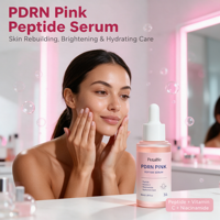 Sérum PDRN coréen pour soins de la peau en marque propre, sérum réparateur de la peau à l'ADN de saumon, sérum éclaircissant pour un éclat rose, sérum anti-âge, sérum rajeunissant pour la peau