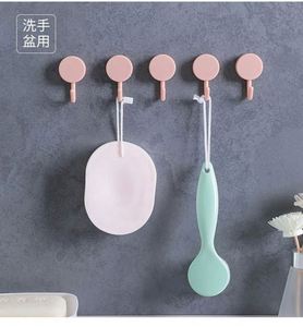 2024 Strong Creative Home Kitchen Punch-free Trace Less <b>Hook</b> <b>Sticky</b> Nordic Mini Plastic Wholesale - Product Image 4