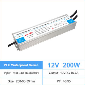 CE/CB/SAA 100W High PF>0.95 <b>LED</b> Strip Light <b>Driver</b> IP67 Waterproof CV <b>LED</b> Power Supply Transformer 100-240V/170-264VAC-DC12V <b>24V</b> - Product Image 5