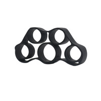 Bandas de resistencia para ejercicio de dedos de silicona con logotipo personalizado, fortalecedor de agarre deportivo para entrenamientos de Fitness, pinza de mano para entrenamiento de brazos