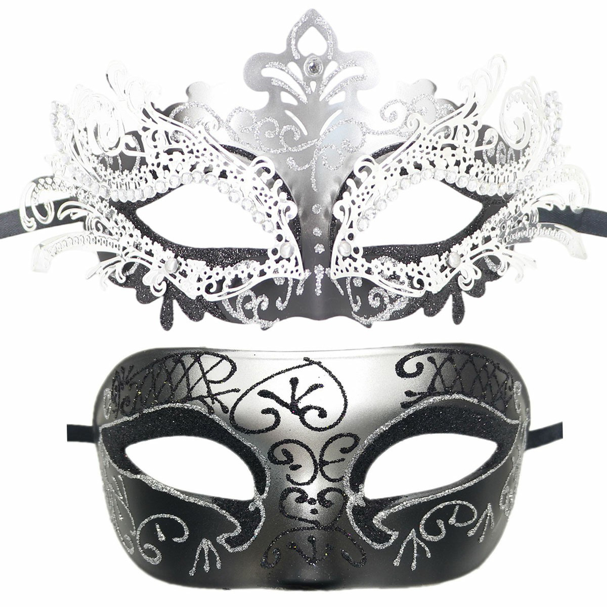 Couple argent et noir