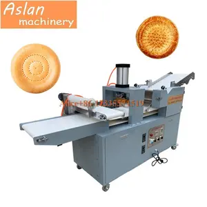 Máquina pequeña de fabricación de galletas lechosas naan/Xinjiang Nang, máquina moldeadora de patrón de PAN/línea de producción de pan plano uygauro