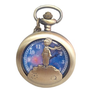 <span class=keywords><strong>Montre</strong></span> de poche rétro en bronze avec chaîne pendentif, quartz, petit prince, boîtier de <span class=keywords><strong>montre</strong></span> 47 mm, <span class=keywords><strong>montre</strong></span> de poche creuse - Product Image 1