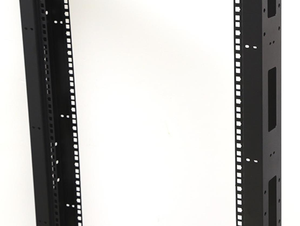 Rack de serveur réseau 42U à 2 montants, 19 pouces, à cadre ouvert, avec roues, support de rack réglable en acier pour équipement de données - Product Image 6