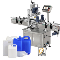 Machine de bouchage automatique à quatre roues MTW pour bouteilles, pour l'alimentation, les produits chimiques et les cosmétiques