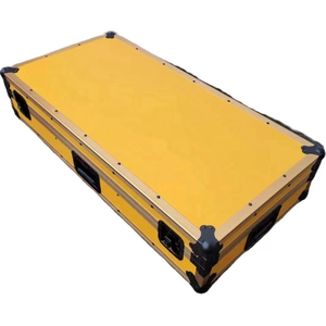 Ensemble <span class=keywords><strong>de</strong></span> contrôleur <span class=keywords><strong>de</strong></span> mixage <span class=keywords><strong>DJ</strong></span> <span class=keywords><strong>Pioneer</strong></span> en contreplaqué jaune personnalisable avec boîtier <span class=keywords><strong>de</strong></span> transport en aluminium - Product Image 3