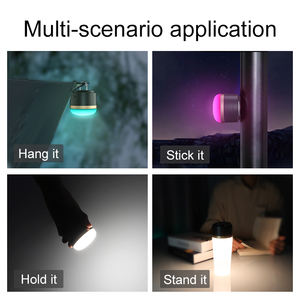 Atmosphère colorée LED lampe de tente magnétique de lumière de camping étanche pour les aventures en plein air - Product Image 5