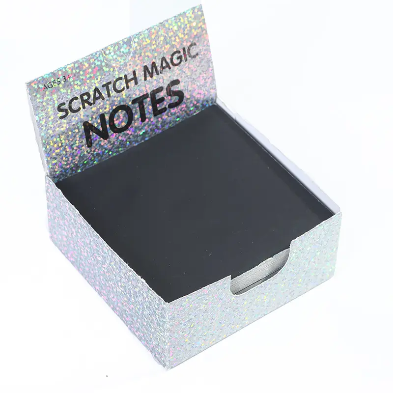 100 adet Scratch sanat çocuk el yapımı DIY Scratch not yetişkinler çocuklar için sanat ve el sanatları kızlar, erkekler, gençler ve kadınlar için
