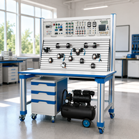 Equipo de Entrenamiento Electro-Neumático Profesional con Control PLC para Laboratorio de Prácticas en Escuelas Técnicas