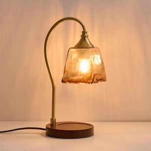 Lámpara de mesa con cuello flexible, bombilla LED E27, control de interruptor para sala de estar, dormitorio, estudio, estilo de lujo - Product Image 4