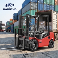 Chariot élévateur diesel Hangcha série A2 1,5t/1,8t/2t/2,5t/3t/3,5t/3,8t à traction 4x2 pour terrains accidentés, idéal pour la manutention agricole