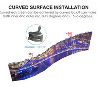 Agrandir l'Image Ajouter au Comparateur Partager Panneau Mural Vidéo LED 500*500 Intérieur Extérieur Clé en Main Écran Publicitaire Scène R