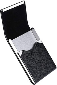 Pour <span class=keywords><strong>Amazon</strong></span> vente chaude grande quantité affaires <span class=keywords><strong>porte</strong></span>-cartes en métal Logo personnalisé Promotion cadeau nom <span class=keywords><strong>porte</strong></span>-<span class=keywords><strong>carte</strong></span> pour hommes en PU - Product Image 4