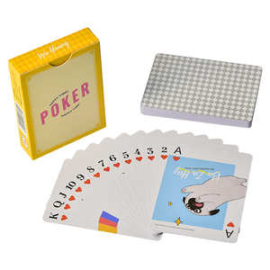 Naipes Personalizados con Logotipo Sublimado, con Caja, Impresión de Logotipo Promocional en la Parte Delantera y Trasera, Juego de Póquer de Papel, Naipes Personalizados - Product Image 2