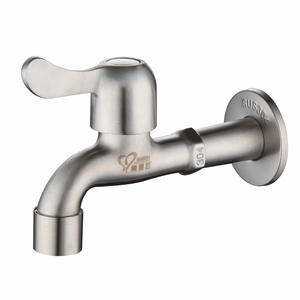 304 Stainless Steel Wall Mounted Faucet Single Handle Extended Mop Sink Industrial Kitchen Tap With Brass Valve Core - Product Image 4