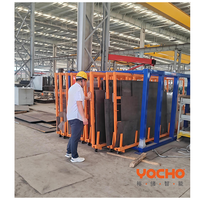 Étagère de stockage en acier personnalisable, type vertical, haute capacité, pour organiser les restes de tôles métalliques