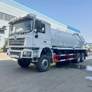 Camion d'aspiration des eaux usées Shacman 6X4 18CBM, camion-citerne à vide pour boues septiques de 18000L, véhicule de nettoyage des égouts municipaux à vendre - Product Image 1