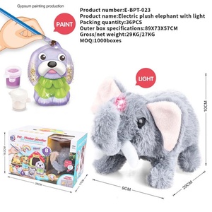 Juguete Electrónico Interactivo de Peluche para Niños, Perro Caminante, Animal de Peluche con Freno, Kit de Accesorios de Yeso para Manualidades - Product Image 3