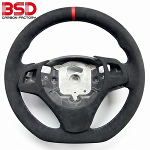 Volante de Cuero Completo Personalizable, Compatible con <span class=keywords><strong>BMW</strong></span> M3 E60 E61 E62 E63 E64 E66 318i 320i 325i <span class=keywords><strong>328i</strong></span> E90 E91 E92 E93 - Product Image 2