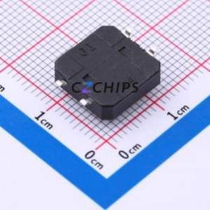 TS-1094S-A3B3-D2 Tactile Switch SMD Switch Single Pole Single Throw Round Button 2.5N Vertical Mount - Product Image 2