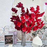 Arrangement de fleurs simulées pour la gloire du matin herbe de mariage fleur de mariage unique faite matériau de plafond d'auditorium pour hôtels