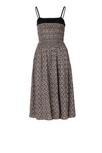 Robe midi smockée en pur coton pour femme, style décontracté, bohème, pour l'été et les fêtes, disponible à la vente – Direct usine - Product Image 3