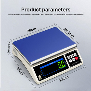 ميزان طاولة رقمي 3 كجم مع خيار الاتصال عبر RS232 - Product Image 6