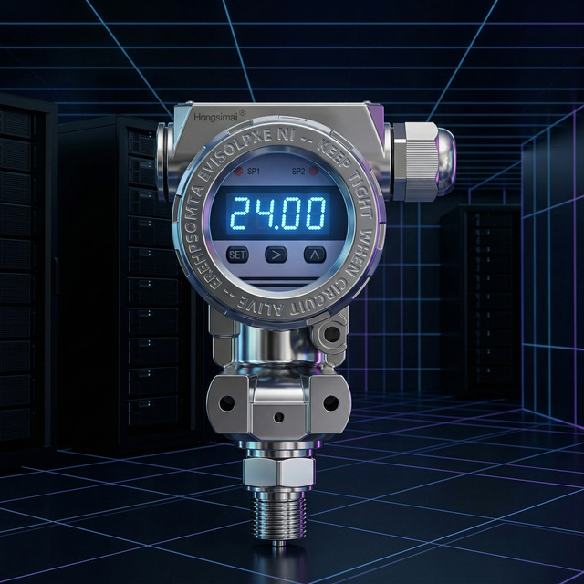 Smart 0.25% High Accuracy Pressure Transmitter HART Protocol RS485 4-Digit LCD Display Digital Sensor