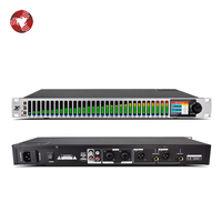 Égaliseur audio graphique professionnel, 31 bandes, appareil de contrôle pour PC, éclairage LED
