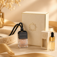 Flacon de parfum de voiture rechargeable de 8 ml, 10 ml, 15 ml, un flacon en verre avec clip de ventilation pour diffuseur d'huiles essentielles et de parfum