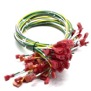 Arnés de Cables Multicolor Personalizado con Terminales de Horquilla Aislados Rojos para Conexión de Cableado Interno de Electrodomésticos - Product Image 1