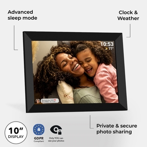 Lo Último de Fábrica: Cadre Photo de 10.1 Pulgadas con Pantalla Táctil IPS, Rotación Automática y WiFi para Estudio Fotográfico y Hogar - Product Image 5