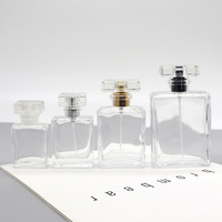 Flacon de parfum en verre personnalisé de 30 ml et 50 ml avec pulvérisateur à pompe, impression sérigraphique, diffuseur à roseaux pour l'emballage de parfums