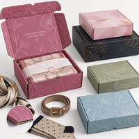 Boîte d'emballage recyclée pour colis postaux, boîte pliante personnalisée pour emballage alimentaire, boîte postale avec boîte cadeau