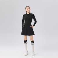 Robe de tennis personnalisée pour femme, séchage rapide, respirante, jupe de sport, tenue athlétique pour l'entraînement sur le terrain
