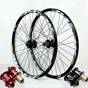 Jeu de Roues de <span class=keywords><strong>VTT</strong></span> à <span class=keywords><strong>Axe</strong></span> Traversant, <span class=keywords><strong>Roue</strong></span> à Dégagement Rapide <span class=keywords><strong>26</strong></span>/27.5/29 Pouces, <span class=keywords><strong>Axe</strong></span> Traversant 20/15/12, <span class=keywords><strong>Roue</strong></span> de Vélo à Dégagement Rapide 9/10 - Product Image 1