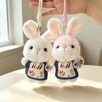 Meilleure Vente Mini Sac à Dos Lapin en Coton Rembourré Accessoires de Décoration pour Femme Mignon Dessin Animé Adorable Pendentif pour Cartable