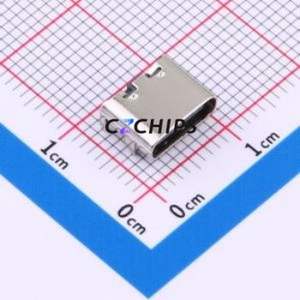 TYPE-C 6PIN USB Connector SMD Connector ( Connector Type: Type-C )( Protocol Standard: USB 3.1 )( Gender: Female ) - Product Image 1