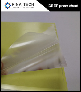 Rina Tech Innovative BEF 0.1mm 0.125mm thickness 0/90/45/135 Degree LCM Prism <b>Sheet</b> for Advertising board lighting - Product Image 2