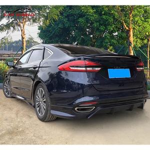 Kits de carrosserie de Style sport lèvre de diffuseur arrière pour Ford <span class=keywords><strong>Mondeo</strong></span> 2017 <span class=keywords><strong>2018</strong></span> matériau ABS jupe latérale avant entière accessoires de voiture - Product Image 6