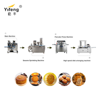 Ligne de production automatique multifonctionnelle à grande vitesse pour maamoul et gâteaux de lune, mélangeur de pâte, fabrication de pain, acier inoxydable de qualité alimentaire